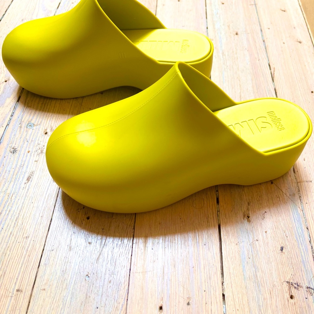Simon Miller x Melissa Bubble Clog lime green sz 38 7.5